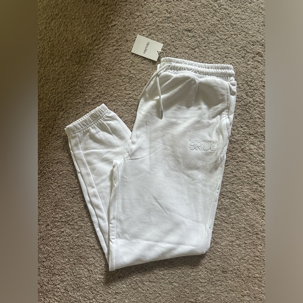 NWT “Bride” sweatpants